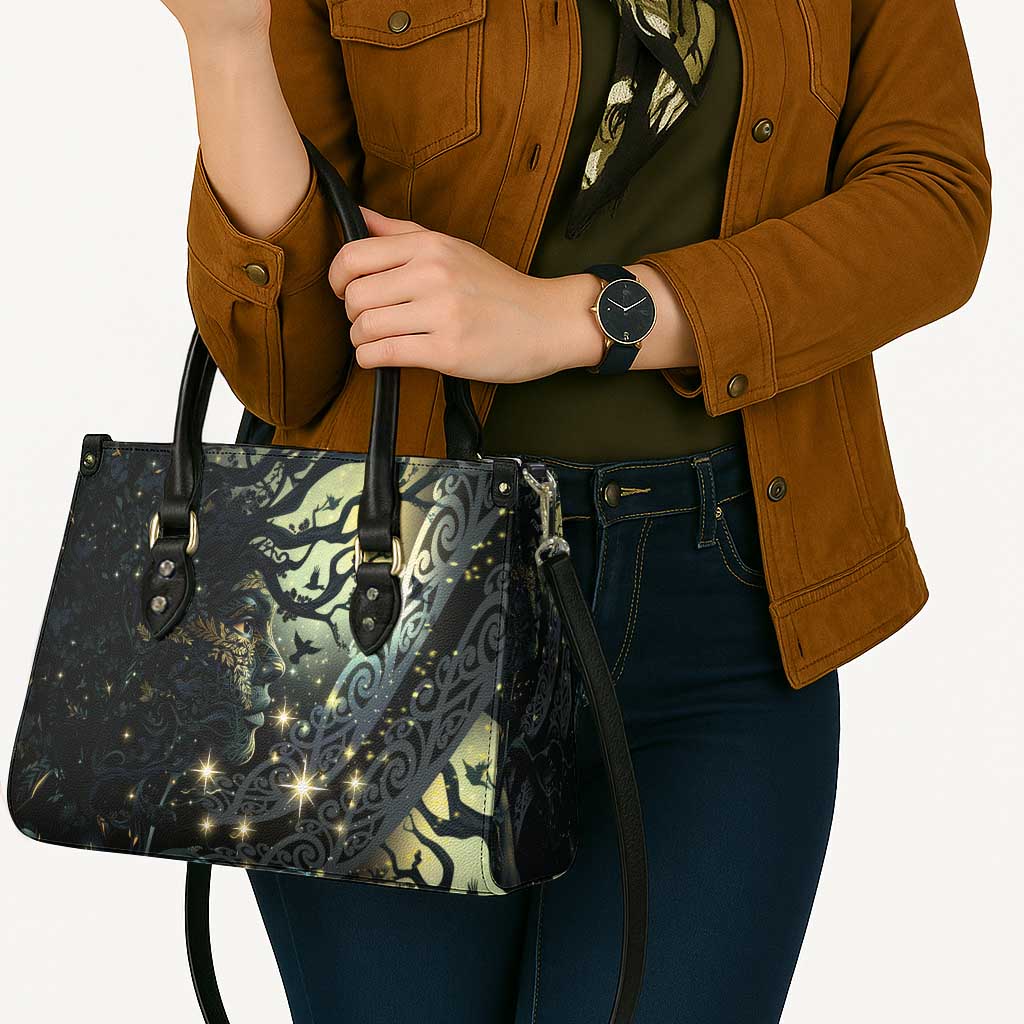 New Zealand Matariki Tupuarangi Leather Bag Ng Kai o te Rangi LT9 - Polynesian Pride