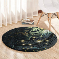 New Zealand Matariki Tupuarangi Round Carpet Ng Kai o te Rangi LT9 - Polynesian Pride