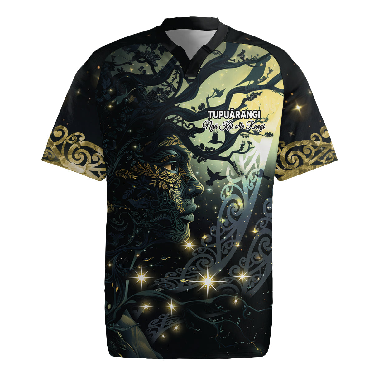 New Zealand Matariki Tupuarangi Rugby Jersey Ng Kai o te Rangi LT9 Art - Polynesian Pride