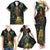 New Zealand Matariki Family Matching Tank Maxi Dress and Hawaiian Shirt Rongoā Māori Wellbeing and Good Luck