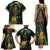 New Zealand Matariki Family Matching Tank Maxi Dress and Hawaiian Shirt Rongoā Māori Wellbeing and Good Luck