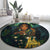 New Zealand Matariki Round Carpet Rongoā Māori Wellbeing and Good Luck