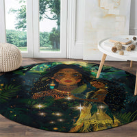 New Zealand Matariki Round Carpet Rongo Mori Wellbeing and Good Luck LT9 - Polynesian Pride