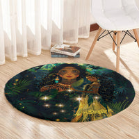 New Zealand Matariki Round Carpet Rongo Mori Wellbeing and Good Luck LT9 - Polynesian Pride