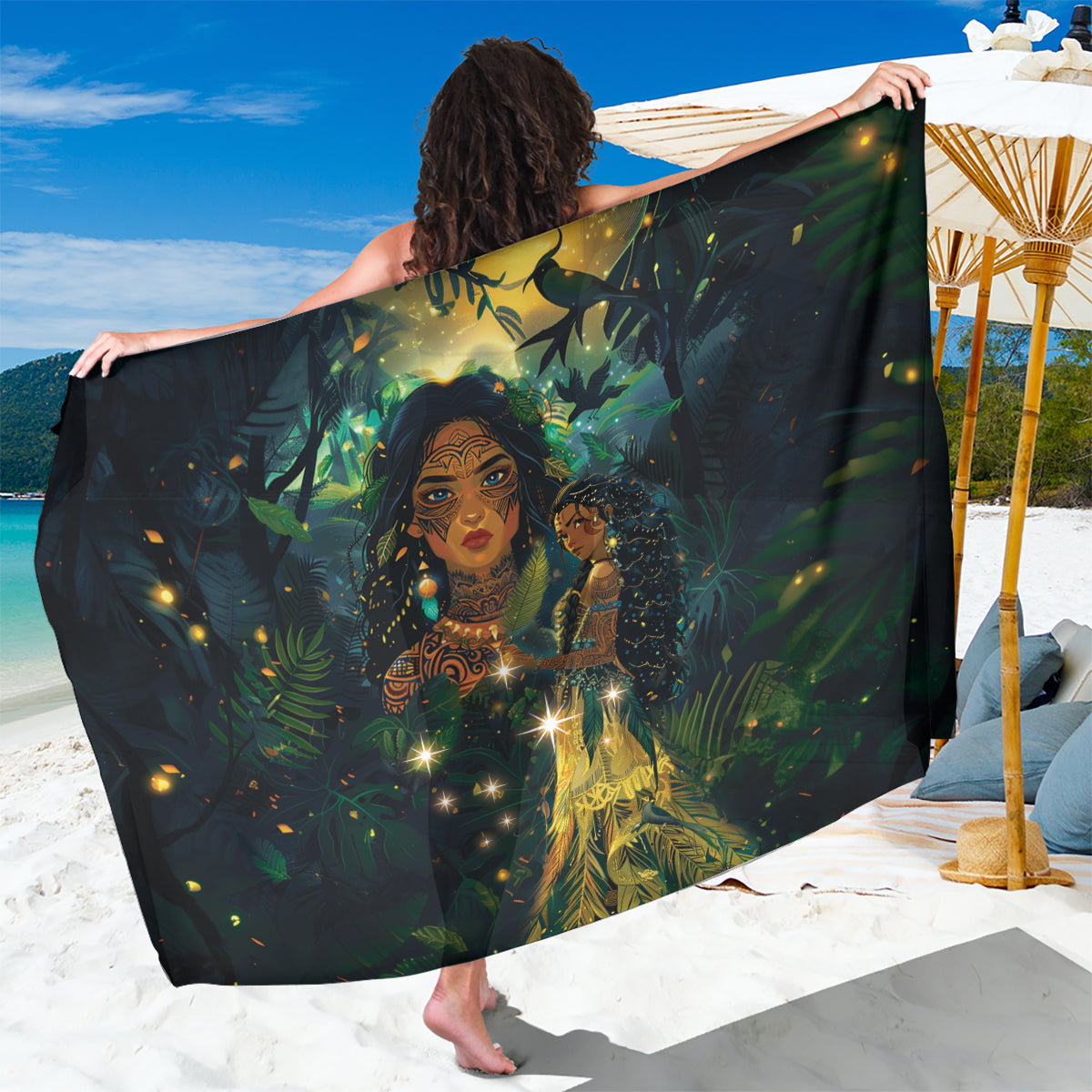 New Zealand Matariki Sarong Rongoā Māori Wellbeing and Good Luck