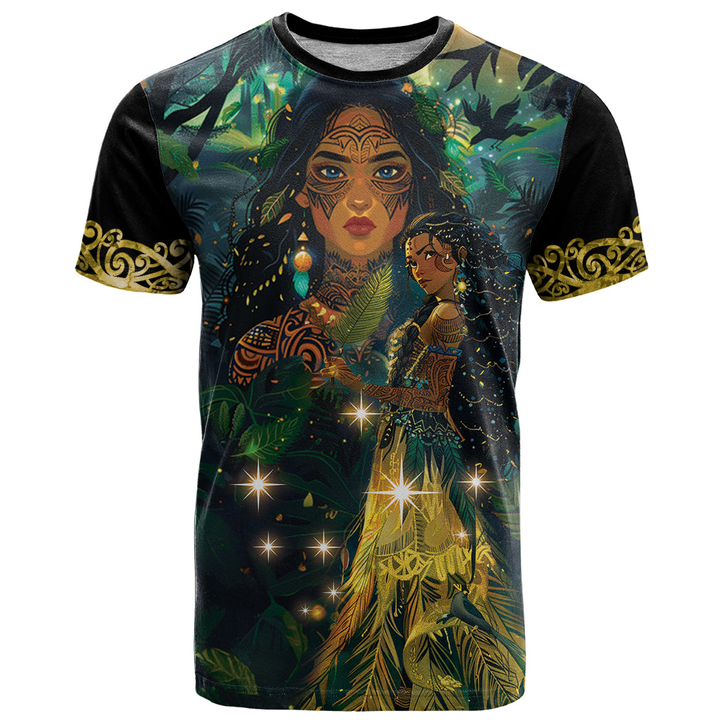New Zealand Matariki T Shirt Rongo Mori Wellbeing and Good Luck LT9 Art - Polynesian Pride