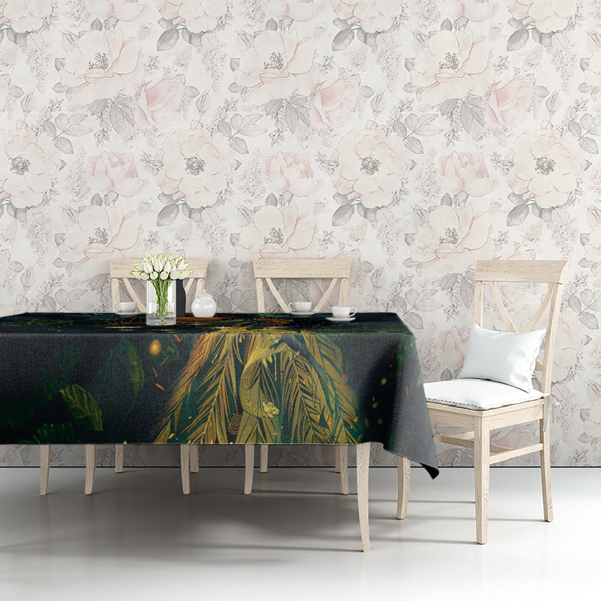 New Zealand Matariki Tablecloth Rongo Mori Wellbeing and Good Luck LT9 - Polynesian Pride