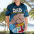 Dads Day Fiji Hawaiian Shirt Dad Au Lomani Iko - Polynesian Flowers Tribal LT9 - Polynesian Pride