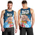 Dads Day Fiji Men Tank Top Dad Au Lomani Iko - Polynesian Flowers Tribal LT9 - Polynesian Pride