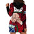 Dads Day Samoa Hoodie Dress Dad Ou Te Alofa Ia Te Oe Tama - Red Polynesian Flowers Tribal LT9 - Polynesian Pride