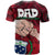 Dads Day Samoa T Shirt Dad Ou Te Alofa Ia Te Oe Tama Red Polynesian Flowers Tribal LT9 - Polynesian Pride