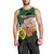 Dads Day Vanuatu Men Tank Top Dad Mi lavem yu - Polynesian Flowers Tribal LT9 - Polynesian Pride