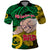 Fathers Day Polynesian Islands Vanuatu Polo Shirt Dad Mi lavem yu Polynesian Flowers Tribal LT9 Green - Polynesian Pride