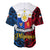 125th Independence Anniversary Philippines Baseball Jersey Polynesian Pilipinas Flag Style - Black LT9 - Polynesian Pride