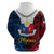 Polynesian Philippines Hoodie Pilipinas Flag Style for 125th Independence Anniversary Black LT9 - Polynesian Pride