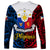 Polynesian Philippines Long Sleeve Shirt Pilipinas Flag Style for 125th Independence Anniversary Black LT9 - Polynesian Pride