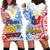 Polynesian Philippines Hoodie Dress Pilipinas Flag Style for 125th Independence Anniversary White LT9 - Polynesian Pride