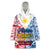 125th Independence Anniversary Philippines Wearable Blanket Hoodie Polynesian Pilipinas Flag Style - White LT9 One Size White - Polynesian Pride