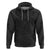 (Custom Text and Number) New Zealand Rugby Hoodie All Black Fern with Maori Tribal Pattern LT9 Pullover Hoodie Black - Polynesian Pride