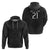 (Custom Text and Number) New Zealand Rugby Hoodie All Black Fern with Maori Tribal Pattern LT9 - Polynesian Pride