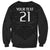 (Custom Text And Number) New Zealand Rugby Sweatshirt All Black Fern with Maori Tribal Pattern LT9 - Polynesian Pride