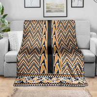 New Zealand Maori Niho Taniwha Blanket Karaka Mangopare and Puhoro Pattern LT9 - Polynesian Pride