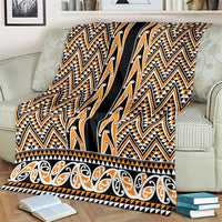 New Zealand Maori Niho Taniwha Blanket Karaka Mangopare and Puhoro Pattern LT9 - Polynesian Pride