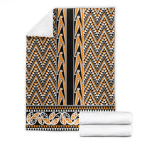 New Zealand Maori Niho Taniwha Blanket Karaka Mangopare and Puhoro Pattern LT9 - Polynesian Pride