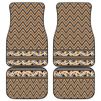 New Zealand Maori Niho Taniwha Car Mats Karaka Mangopare and Puhoro Pattern LT9 - Polynesian Pride