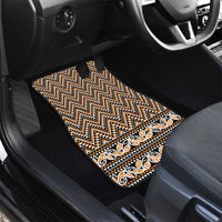 New Zealand Maori Niho Taniwha Car Mats Karaka Mangopare and Puhoro Pattern LT9 - Polynesian Pride