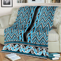 New Zealand Maori Niho Taniwha Blanket Kikorangi Mangopare and Puhoro Pattern LT9 - Polynesian Pride
