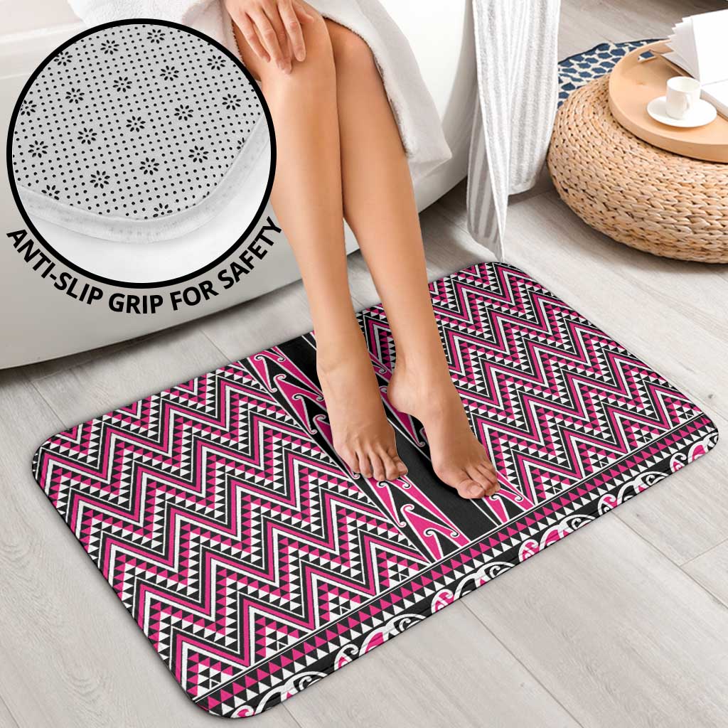 New Zealand Maori Niho Taniwha Bathroom Set Mawhero Mangopare and Puhoro Pattern LT9 - Polynesian Pride