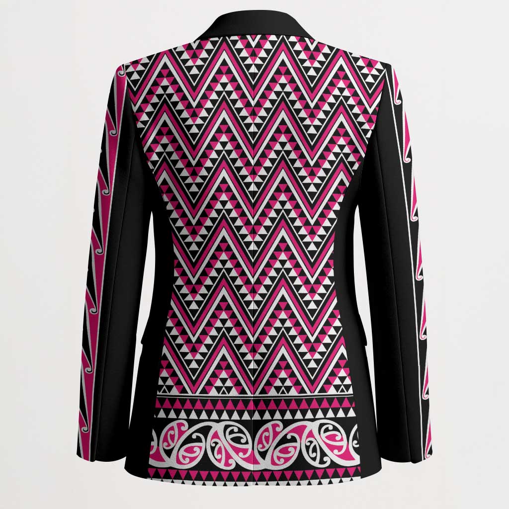 New Zealand Maori Niho Taniwha Blazer Mawhero Mangopare and Puhoro Pattern LT9 - Polynesian Pride