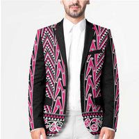 New Zealand Maori Niho Taniwha Blazer Mawhero Mangopare and Puhoro Pattern LT9 - Polynesian Pride