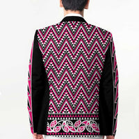 New Zealand Maori Niho Taniwha Blazer Mawhero Mangopare and Puhoro Pattern LT9 - Polynesian Pride