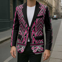 New Zealand Maori Niho Taniwha Blazer Mawhero Mangopare and Puhoro Pattern LT9 - Polynesian Pride