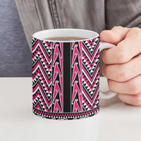 New Zealand Maori Niho Taniwha Ceramic Mug Mawhero Mangopare and Puhoro Pattern LT9 - Polynesian Pride