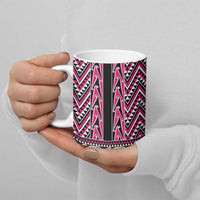 New Zealand Maori Niho Taniwha Ceramic Mug Mawhero Mangopare and Puhoro Pattern LT9 - Polynesian Pride