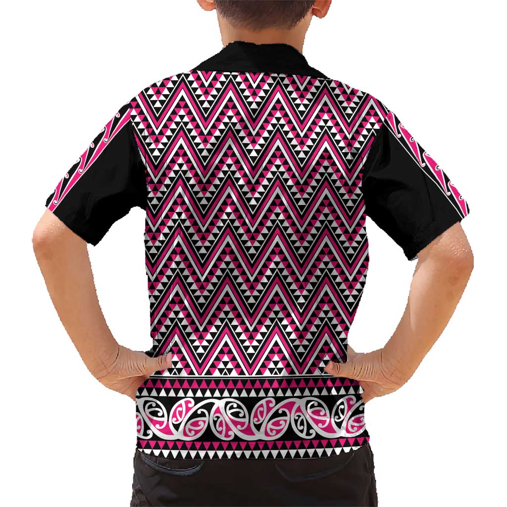 New Zealand Maori Niho Taniwha Hawaiian Shirt Mawhero Mangopare and Puhoro Pattern LT9 - Polynesian Pride
