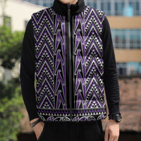 New Zealand Maori Niho Taniwha Sleeveless Puffer Jacket Waiporopo Mangopare and Puhoro Pattern LT9 - Polynesian Pride