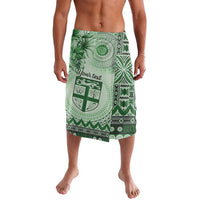 Vintage Bula Fiji Personalised Lavalava Green Hibiscus Tapa Pattern LT9 Green - Polynesian Pride