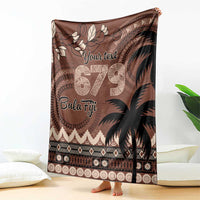 Personalised Bula Fiji 679 Blanket Fijian Tagimoucia Masi Tapa Art LT9 - Polynesian Pride