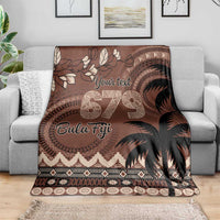 Personalised Bula Fiji 679 Blanket Fijian Tagimoucia Masi Tapa Art LT9 - Polynesian Pride
