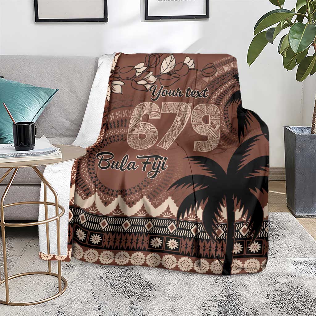 Personalised Bula Fiji 679 Blanket Fijian Tagimoucia Masi Tapa Art LT9 - Polynesian Pride
