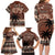 Personalised Bula Fiji 679 Family Matching Long Sleeve Bodycon Dress and Hawaiian Shirt Fijian Tagimoucia Masi Tapa Art