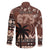 Personalised Bula Fiji 679 Family Matching Long Sleeve Bodycon Dress and Hawaiian Shirt Fijian Tagimoucia Masi Tapa Art