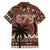 Personalised Bula Fiji 679 Family Matching Short Sleeve Bodycon Dress and Hawaiian Shirt Fijian Tagimoucia Masi Tapa Art