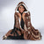 Personalised Bula Fiji 679 Hooded Blanket Fijian Tagimoucia Masi Tapa Art