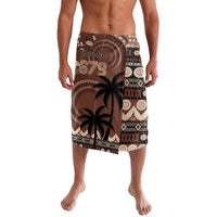 Personalised Bula Fiji 679 Lavalava Fijian Tagimoucia Masi Tapa Art LT9 Brown - Polynesian Pride