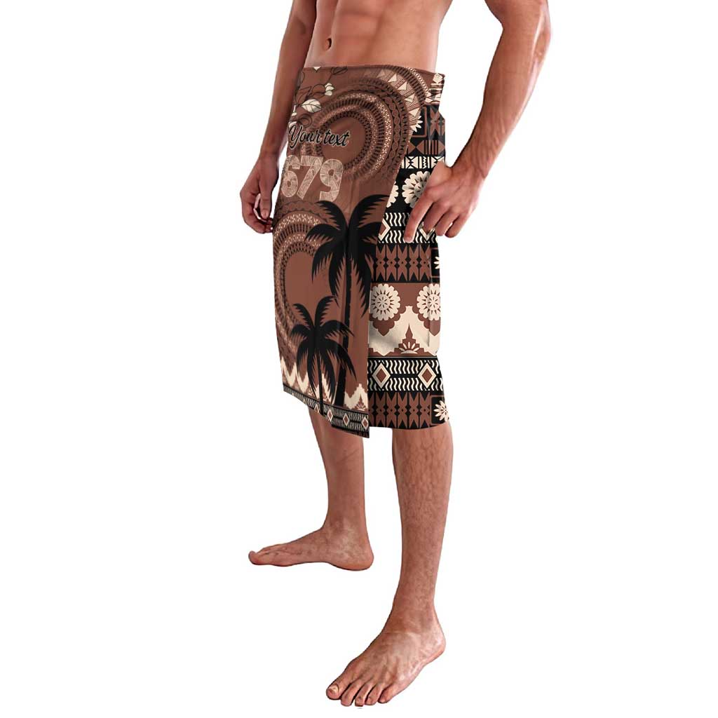 Personalised Bula Fiji 679 Lavalava Fijian Tagimoucia Masi Tapa Art LT9 - Polynesian Pride